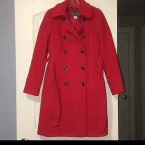 J. Crew wool trench coat